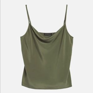 Banana Republic Silky Cowl-Neck Camisole Tank Top